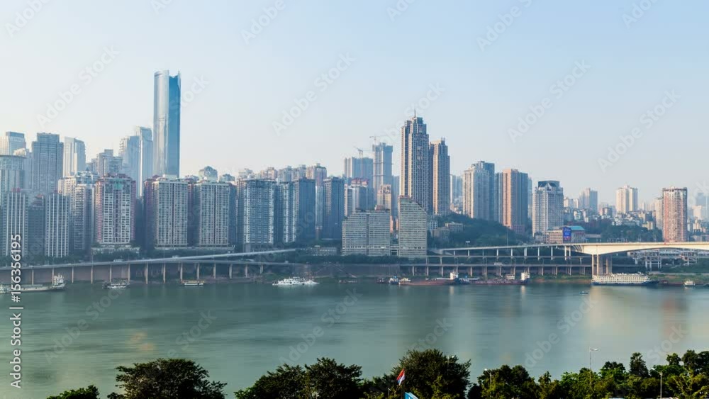 Time lapse of chongqing city china Time lapse of chongqing city china