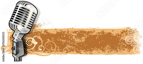 Fotografie retro entertainment banner