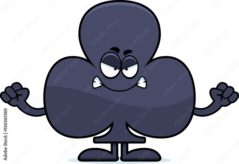 Fototapeta premium Angry Cartoon Club