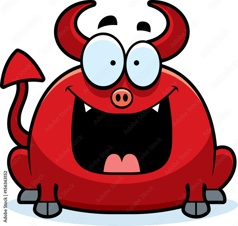 Fototapeta premium Happy Little Devil