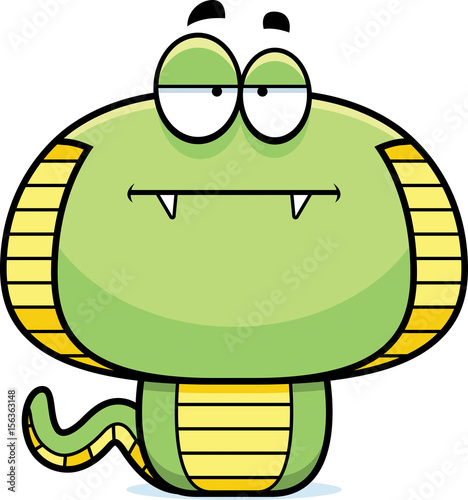 Bored Cartoon Cobra
