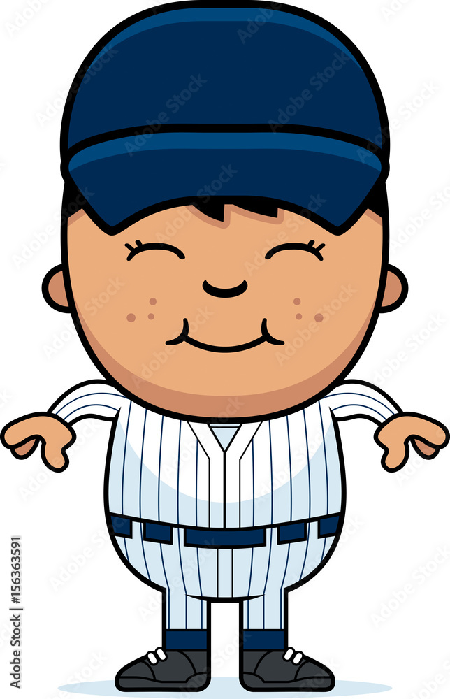 Fototapeta premium Boy Baseball Player