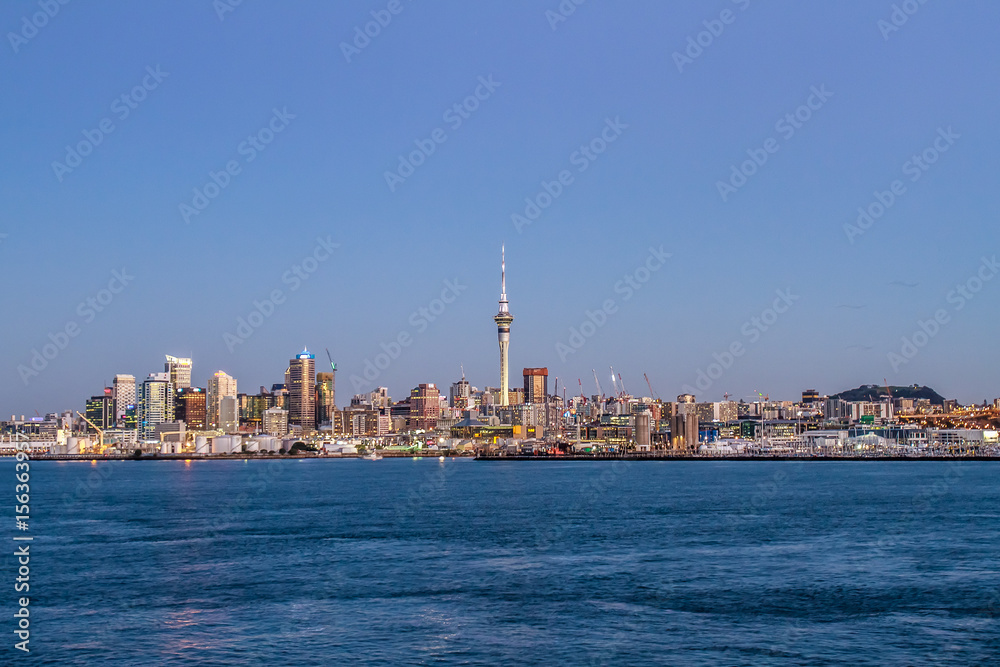 Auckland CBD skyline, New Zealand