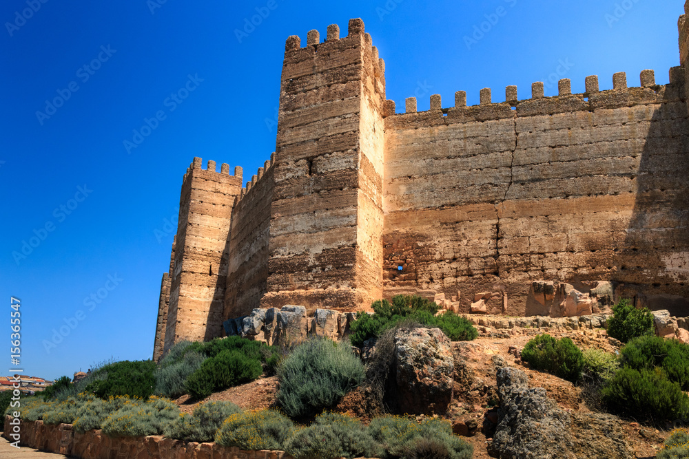 Monumento - Castiillo de Baños de la Encina en Jaén, España