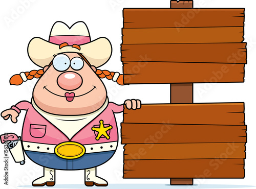 Cowgirl Sign