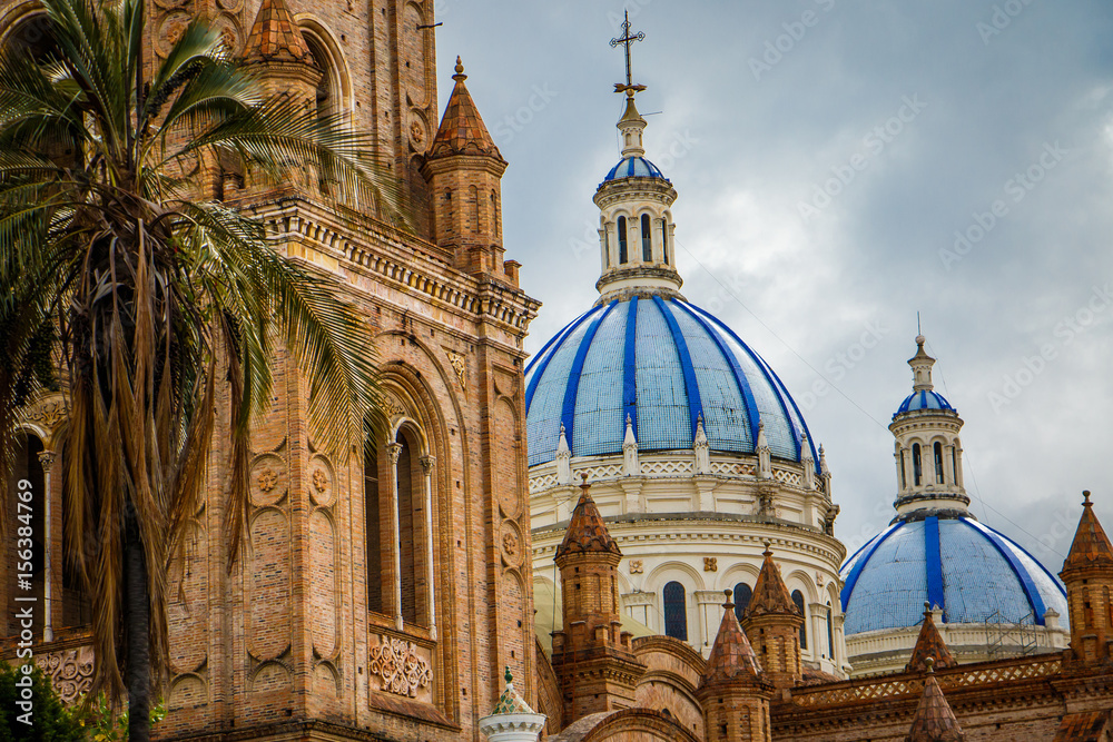The Cathedral of the Immaculate Conception in Cuenca, Ecuador