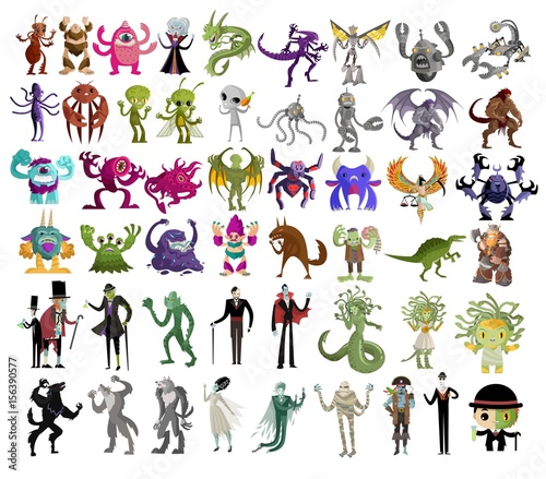 monsters creatures collection
