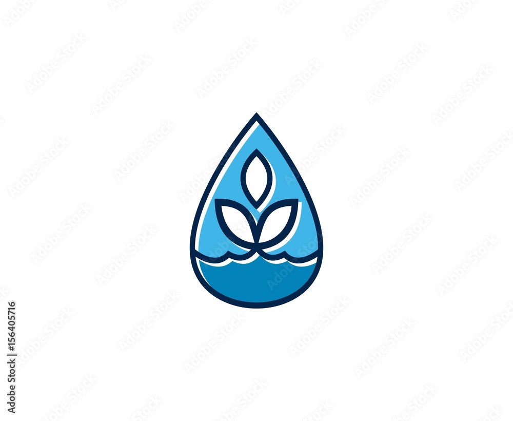 Water drop logo Water drop logo