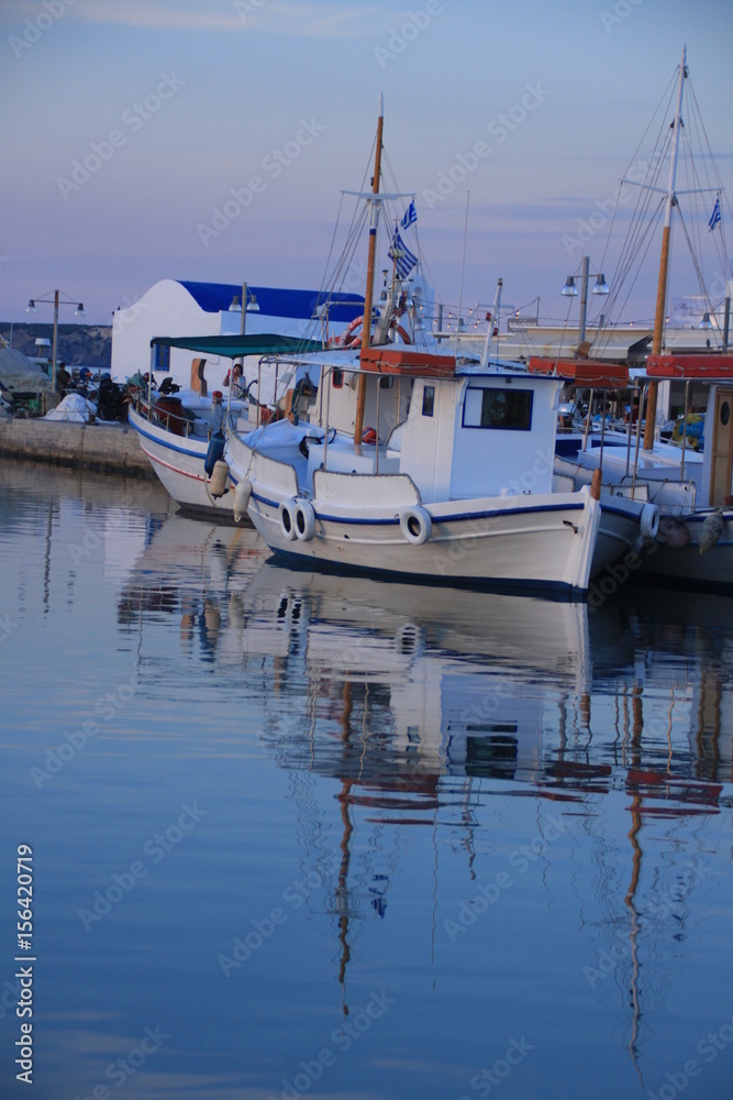 Fototapeta premium port de pêche de Naoussa