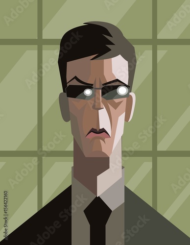 evil office disgusted boss