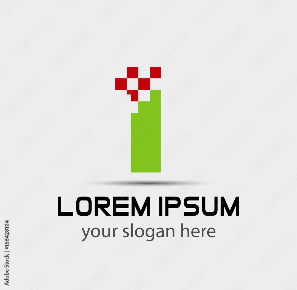 Obraz premium Number logo design.Number one logo.Logo 1 vector template 