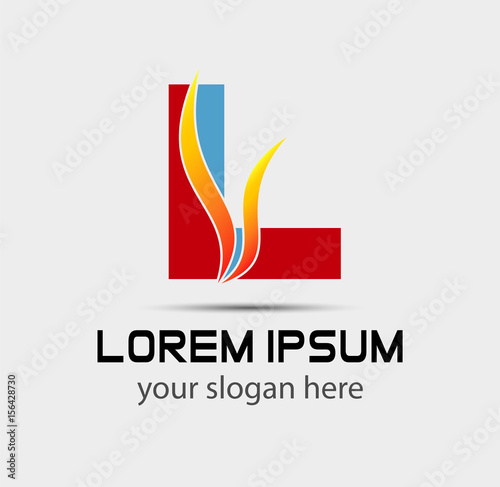 Free Download Letter L logo. Business logo vector illustration
 - GFXLoad