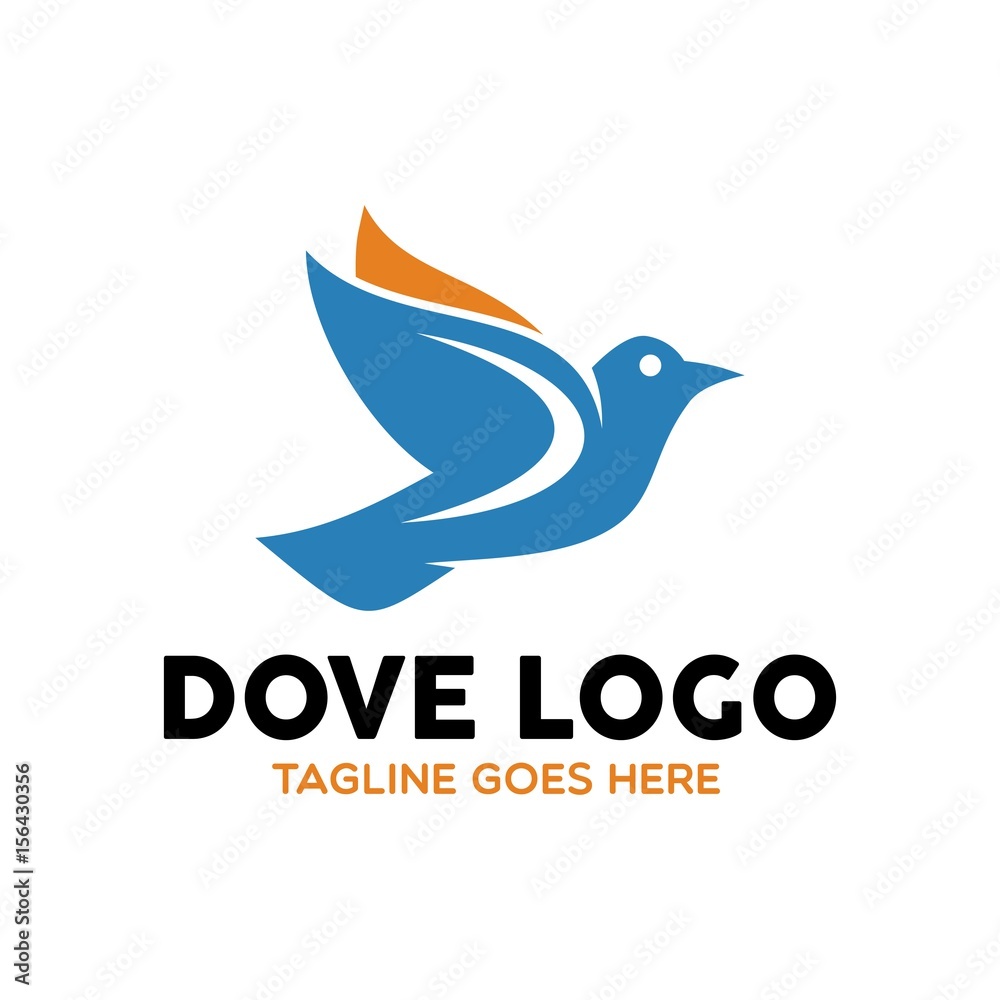 Unique Dove Logo Template Unique Dove Logo Template