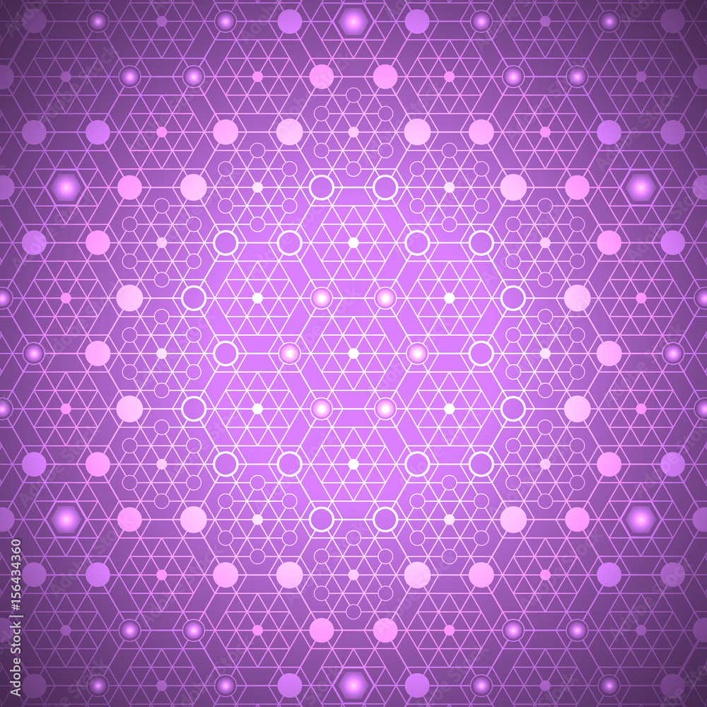 Abstract violet futuristic background. Bright technology background.
