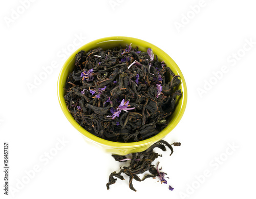 fireweed tea isolated on white