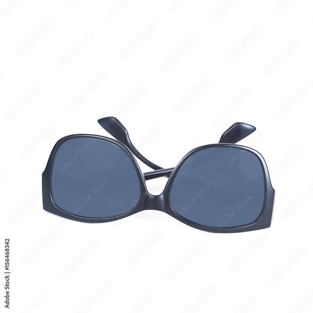 modern sunglasses on white background . modern sunglasses on white background .