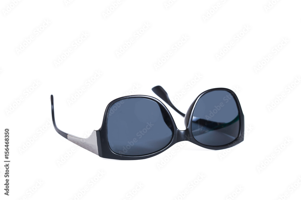Fototapeta premium modern sunglasses on white background .