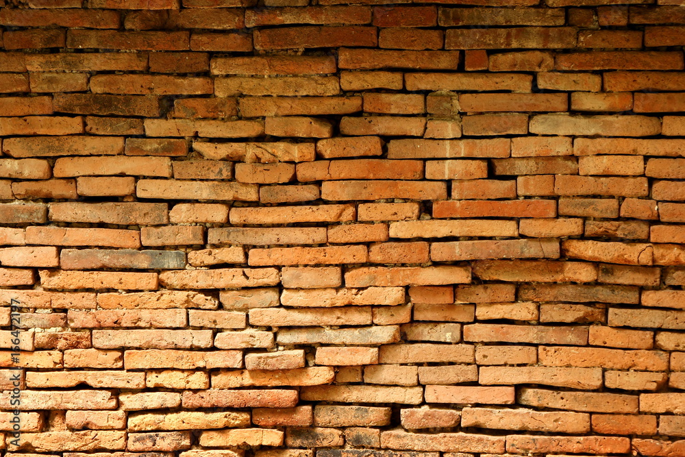Fototapeta premium Wall brick stones grunge on background texture.Old brick wall texture.