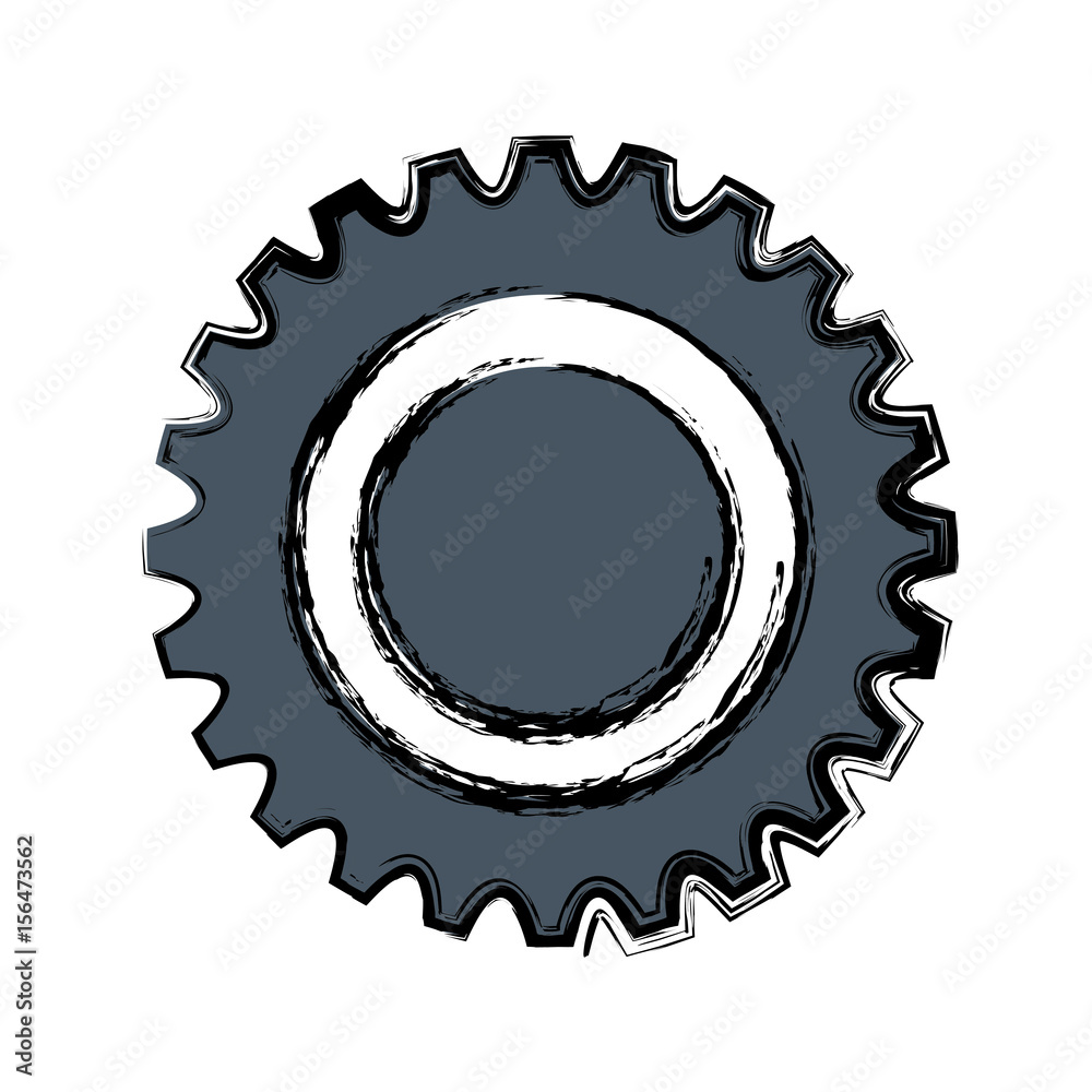 cog wheel icon over white background. vector illustration cog wheel icon over white background. vector illustration
