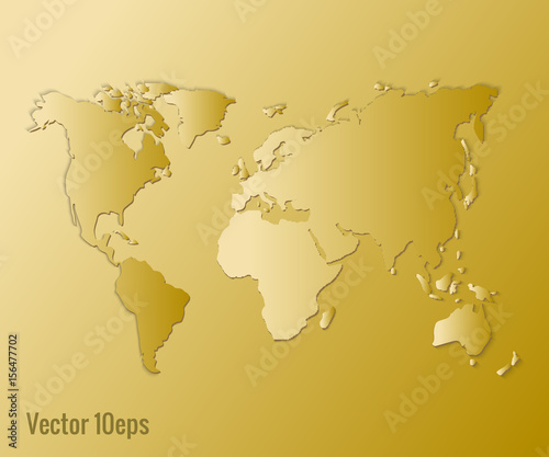 Vector world map