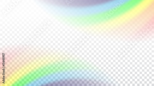 Rainbow gradient on white transparent background. Color rainbow abstract mesh. Colorful bright soft design. Vibrant smooth blur. Light effect. Vector illustration