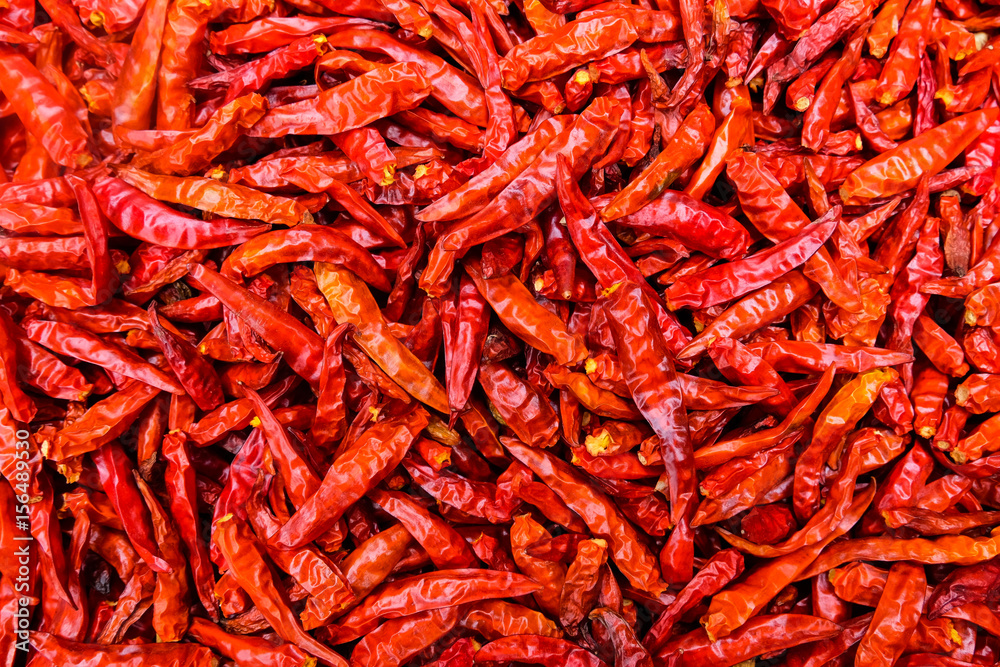 Dried chili peppers for background. Background of Red hot peppers in dry. Red hot Pepper. Dried chili peppers for background. Background of Red hot peppers in dry. Red hot Pepper.
