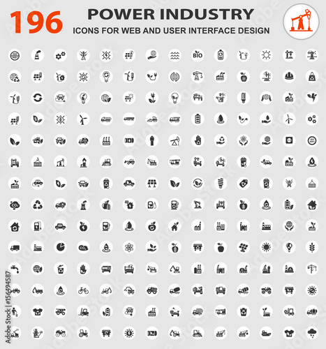 industry icon set