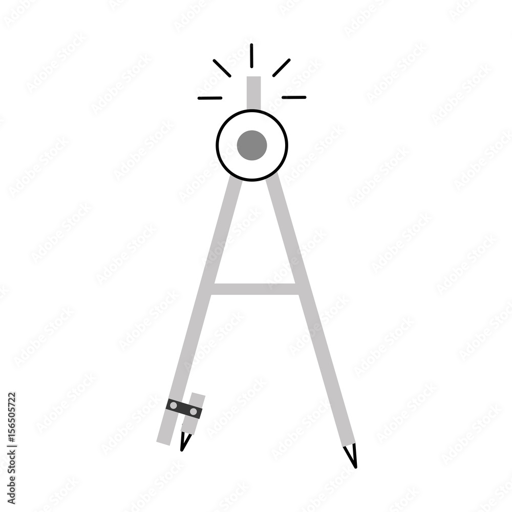 geometry compass isolated icon vector illustration design geometry compass isolated icon vector illustration design