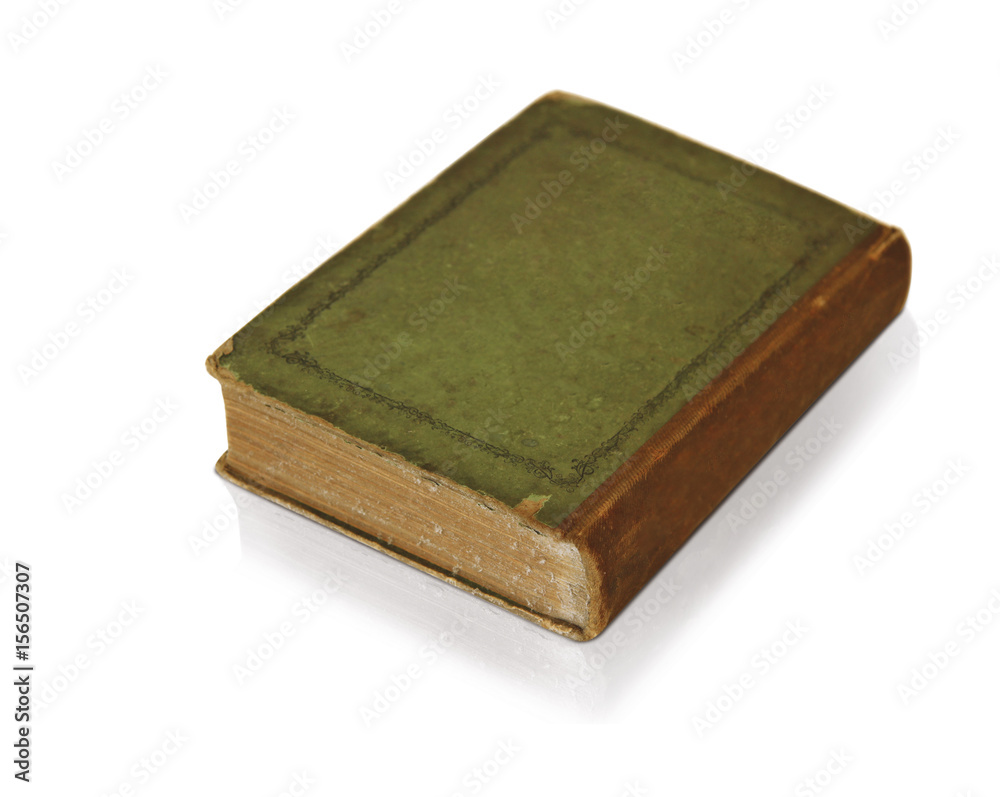 old book isolated with shadow on a white background old book isolated with shadow on a white background