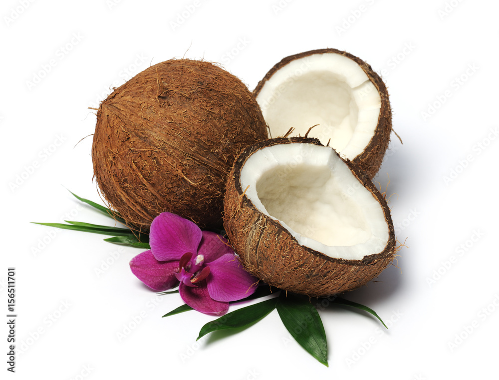 arrangement with coconuts arrangement with coconuts