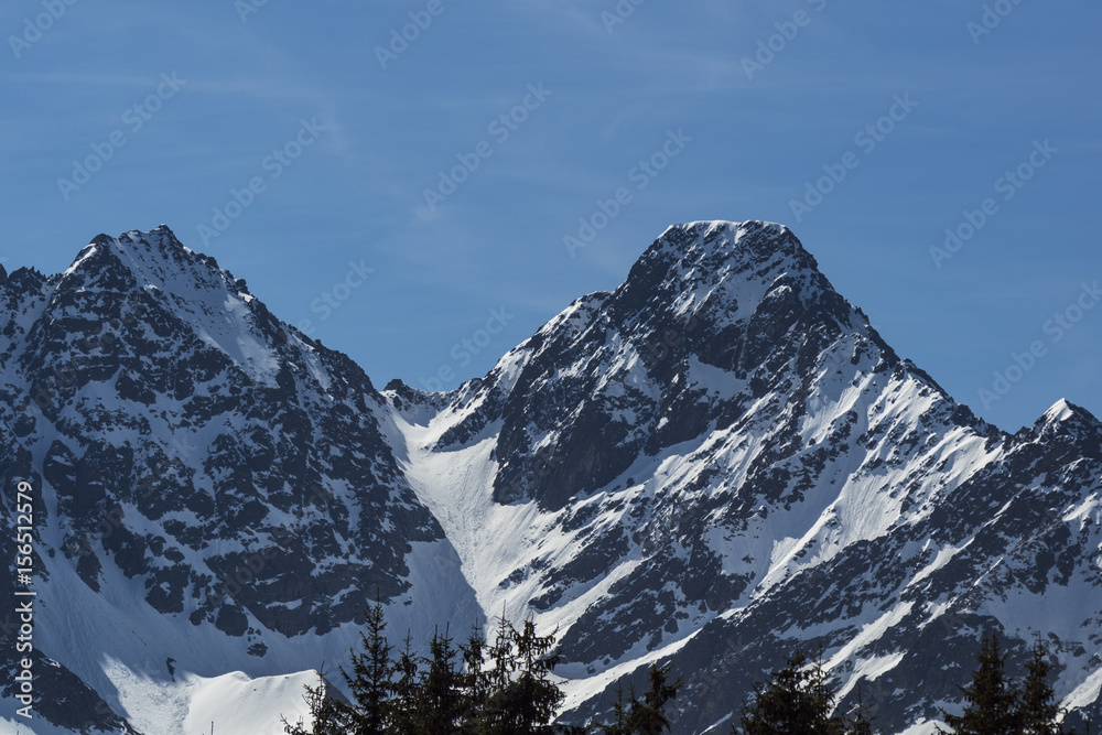 Massif de Belledonne - Le Crêt du Poulet. Massif de Belledonne - Le Crêt du Poulet.