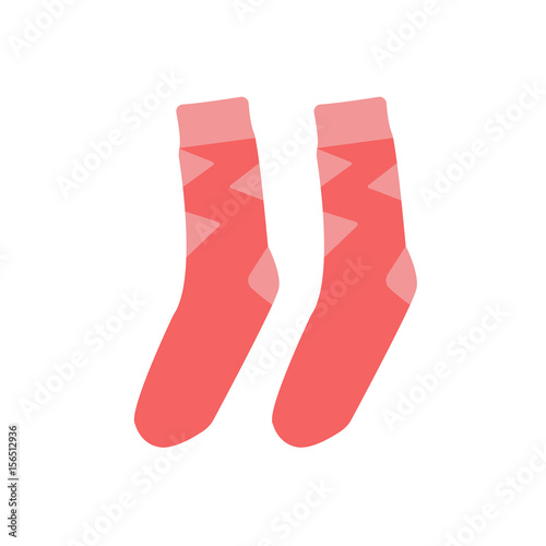 socks icon isolated vector