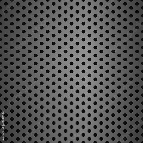 Metal seamless pattern with dotes and holes 