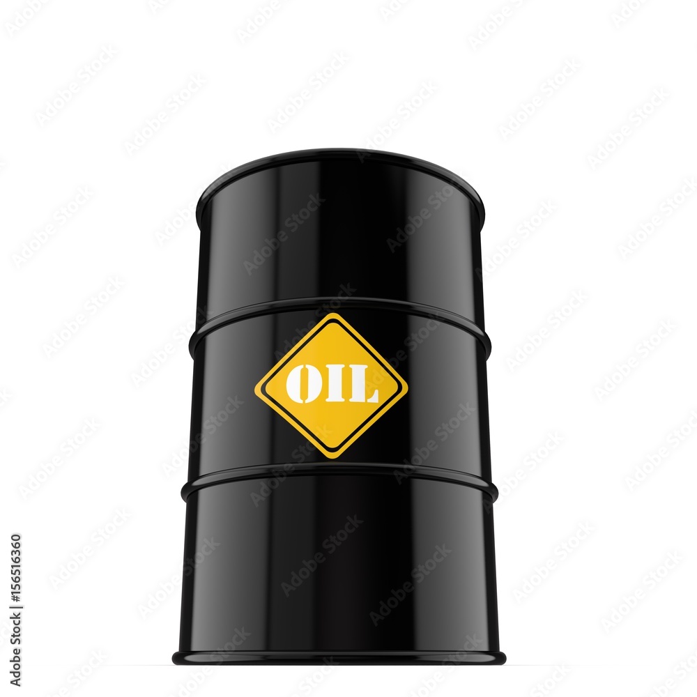 Metal oil barrel containers. 3D Rendering Metal oil barrel containers. 3D Rendering