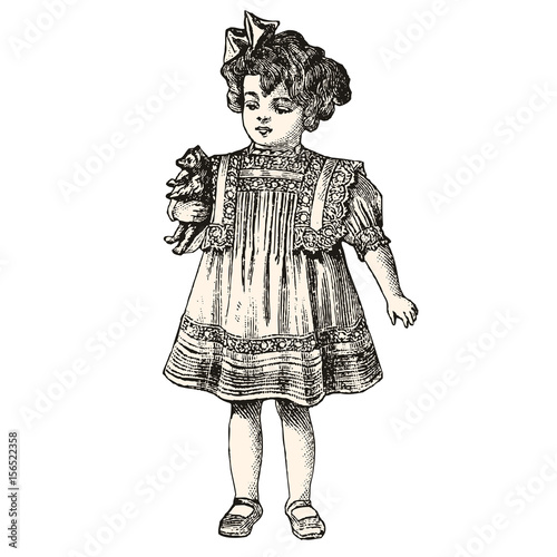 girl with teddy bear
