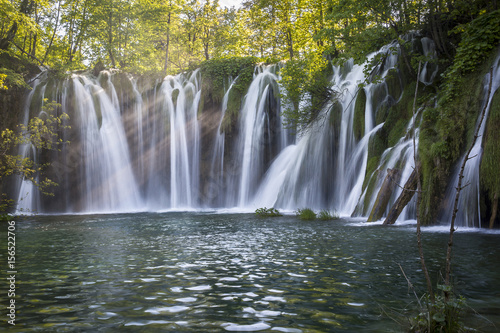 waterfall at "Plitvice Lakes" National Park, Croatia