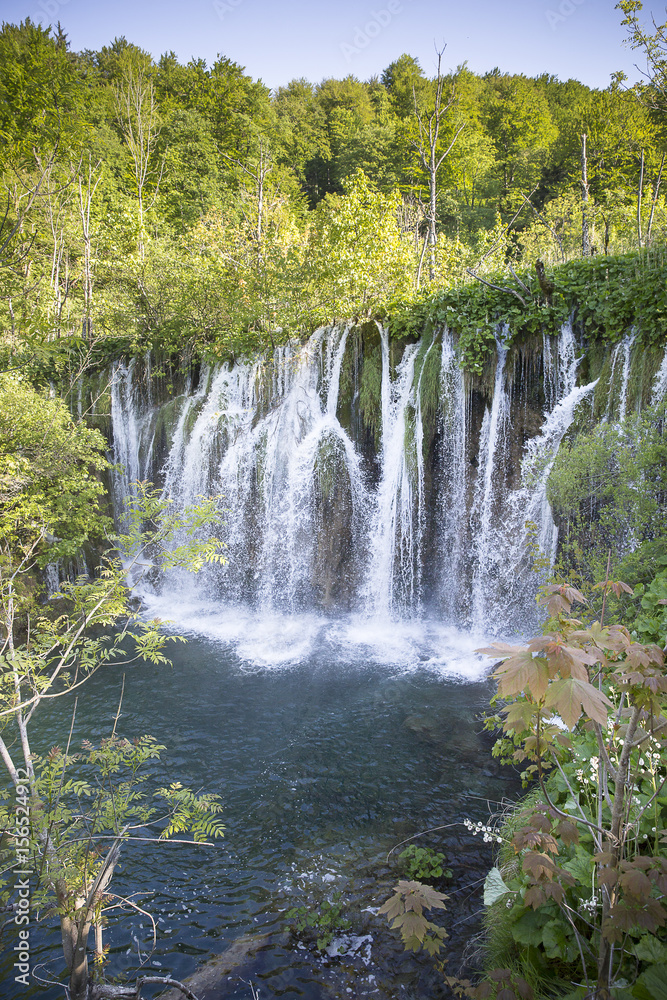 waterfall at  