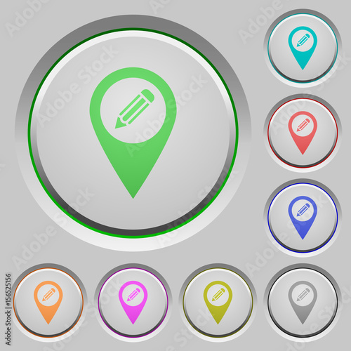 Edit GPS map location push buttons