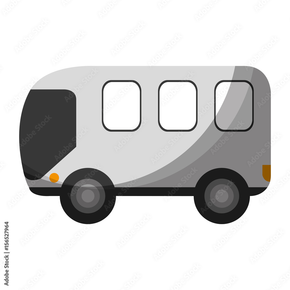 bus van isolated icon vector illustration design