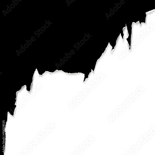 ripped open paper