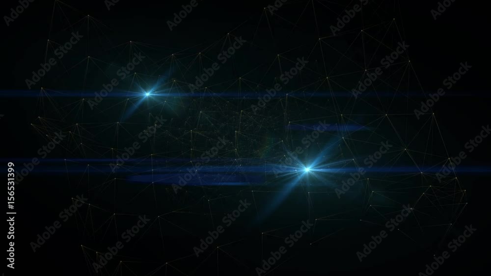 Light abstract and particles connections Light abstract and particles connections