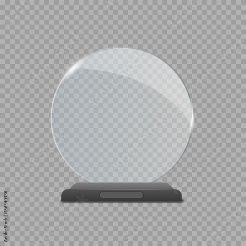 Glass Trophy Award