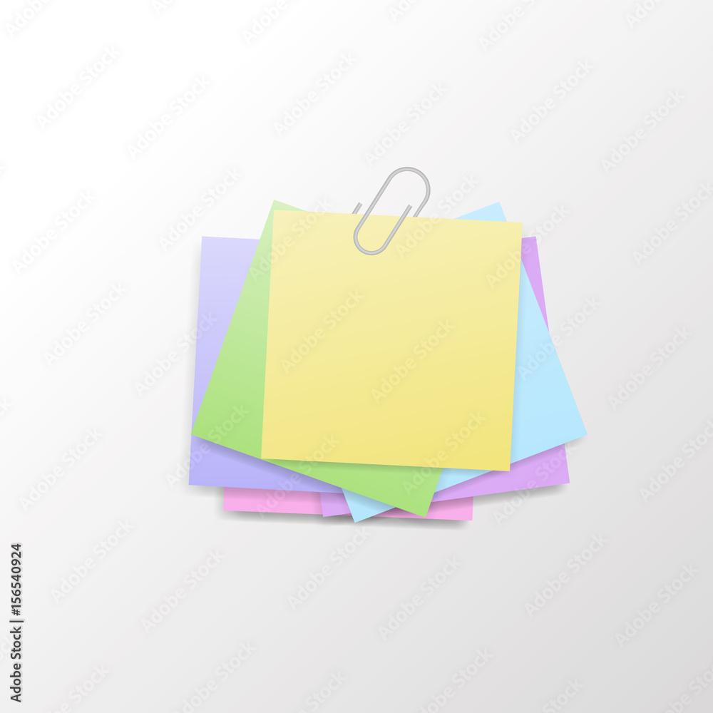 Isolated sticky note Isolated sticky note