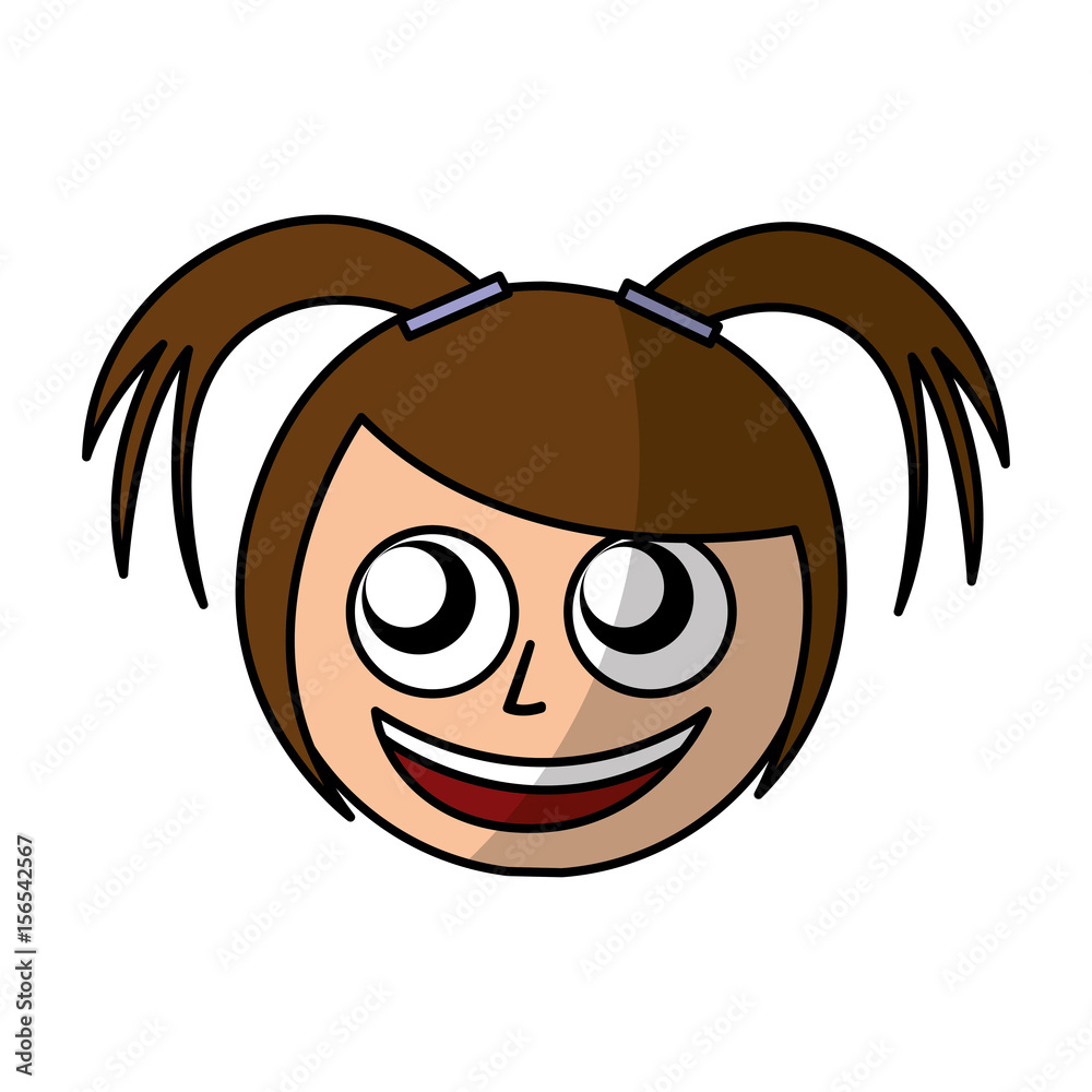 cute little girl character vector illustration design cute little girl character vector illustration design