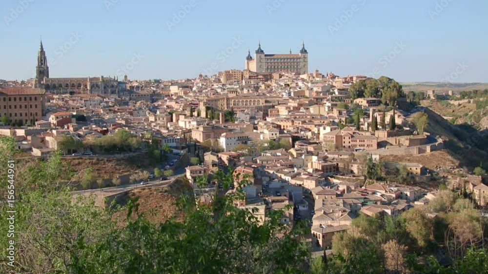Toledo, old city view. Spain. Declared for a World Heritage Site by UNESCO. Toledo, old city view. Spain. Declared for a World Heritage Site by UNESCO.
