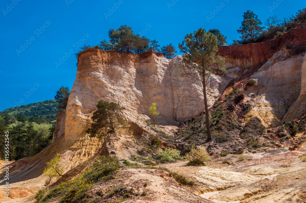 Fototapeta premium Rustrel, Colorado français.