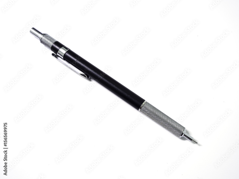 mechanical pencil on white background mechanical pencil on white background
