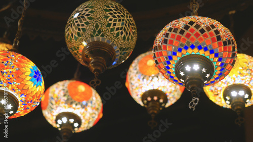 Ramadan candle lanterns featuring such intricate patterns and cut work