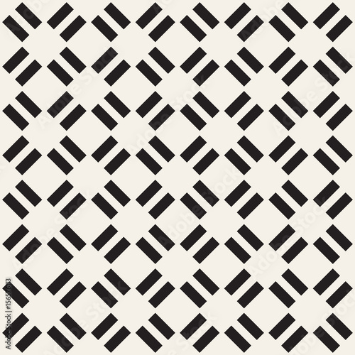 Shapes seamless pattern background. Stylish symmetric lattice.  Abstract geometric tiling mosaic