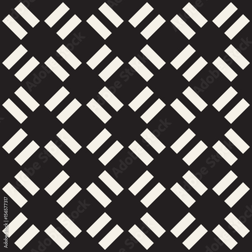 Shapes seamless pattern background. Stylish symmetric lattice.  Abstract geometric tiling mosaic